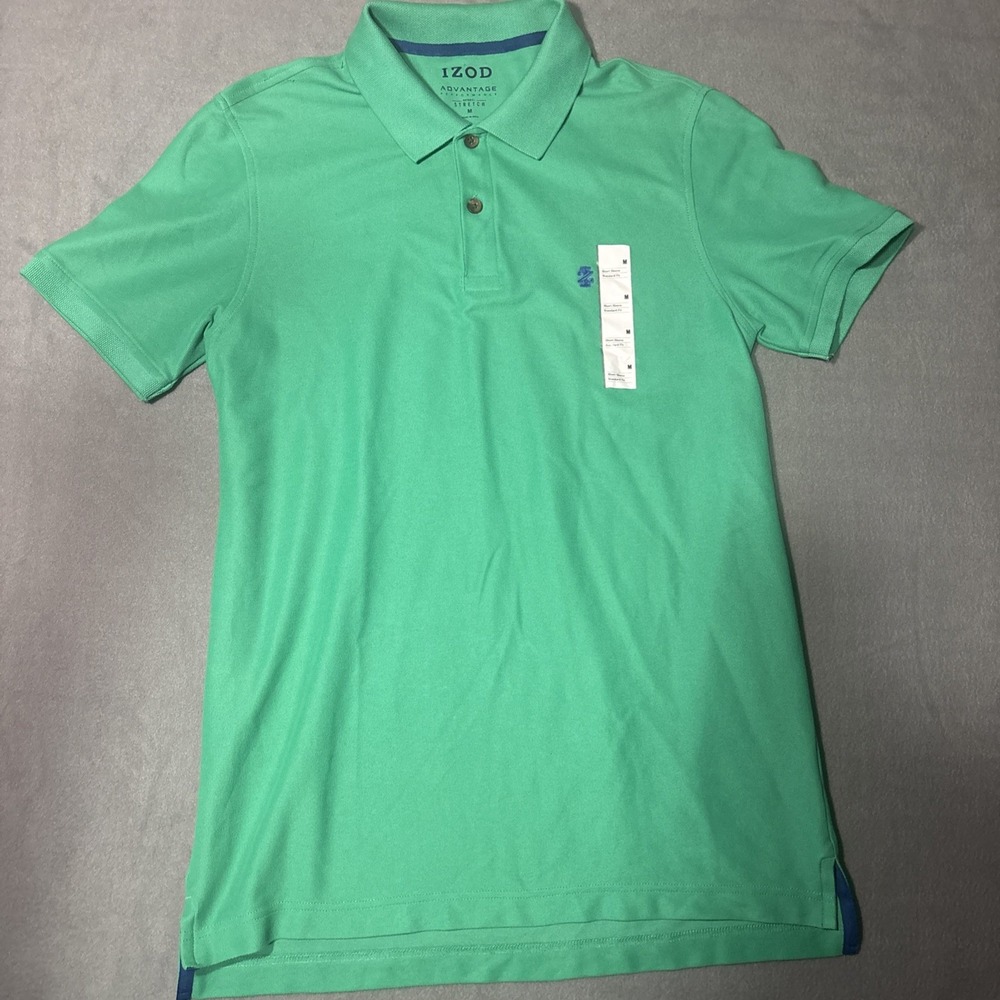 Izod Men's Advantage Performance Stretch Polo, Size M. NWT